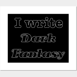 I write dark fantasy Posters and Art